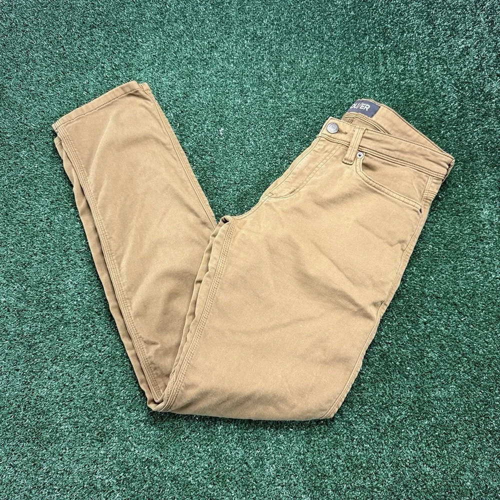 DU/ER Men's Relaxed Taper Fit Jeans Pants Size 30x32 Brown